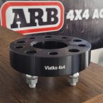 Distanceri / 6x139.7 38mm GB110 M12x1.25 black color with tip