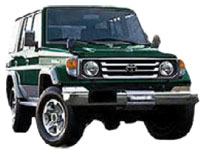 TOYOTA LC 70 after 1999 (round headlight)